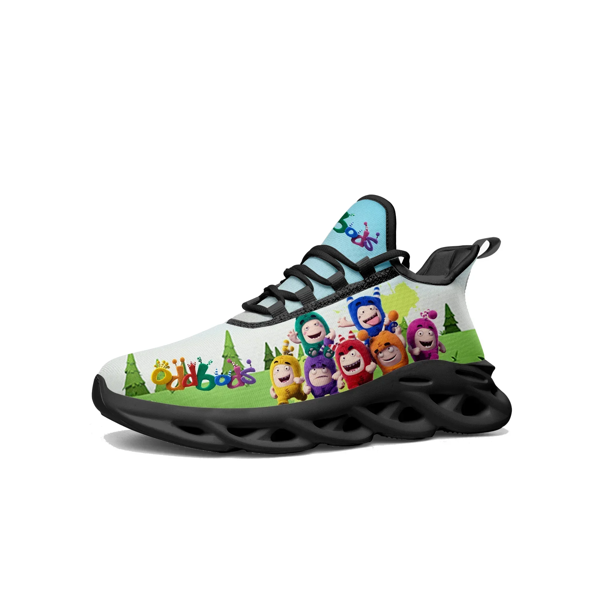 Men Shoes Singapore - Oddbods 플랫 스니커즈 남성 여성 십대