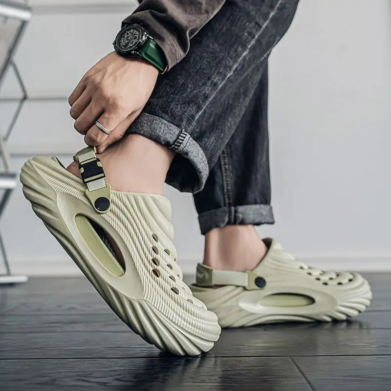 Men Shoes On Clearance - 스포츠 남성 플랫폼 높이 구멍 신발