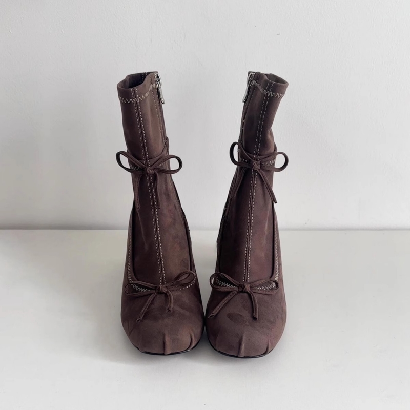 Chelsea Boots Suede - 2026 겨울 패션 신상 펌프스 첼시