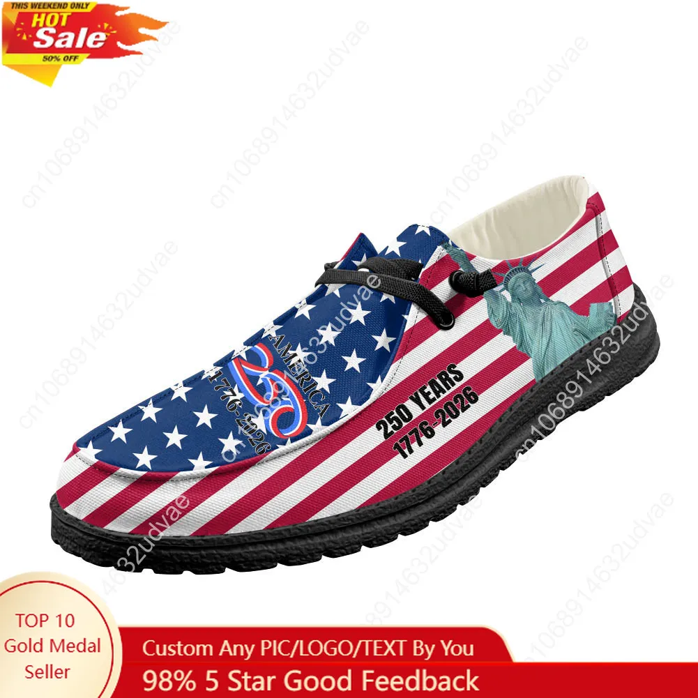 Men'S Shoes Lightweight - 미국 250주년 기념 1776-2026 로퍼 남성