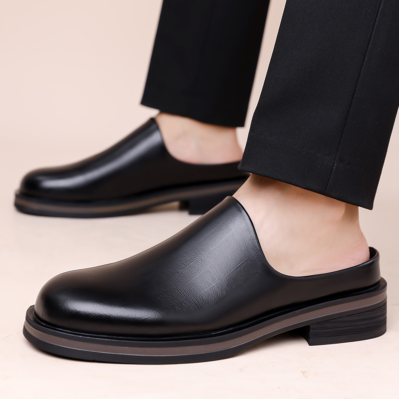 Men'S Shoes Hugo Boss - 남성 슬립온 하프 슬리퍼, 두꺼운 밑창