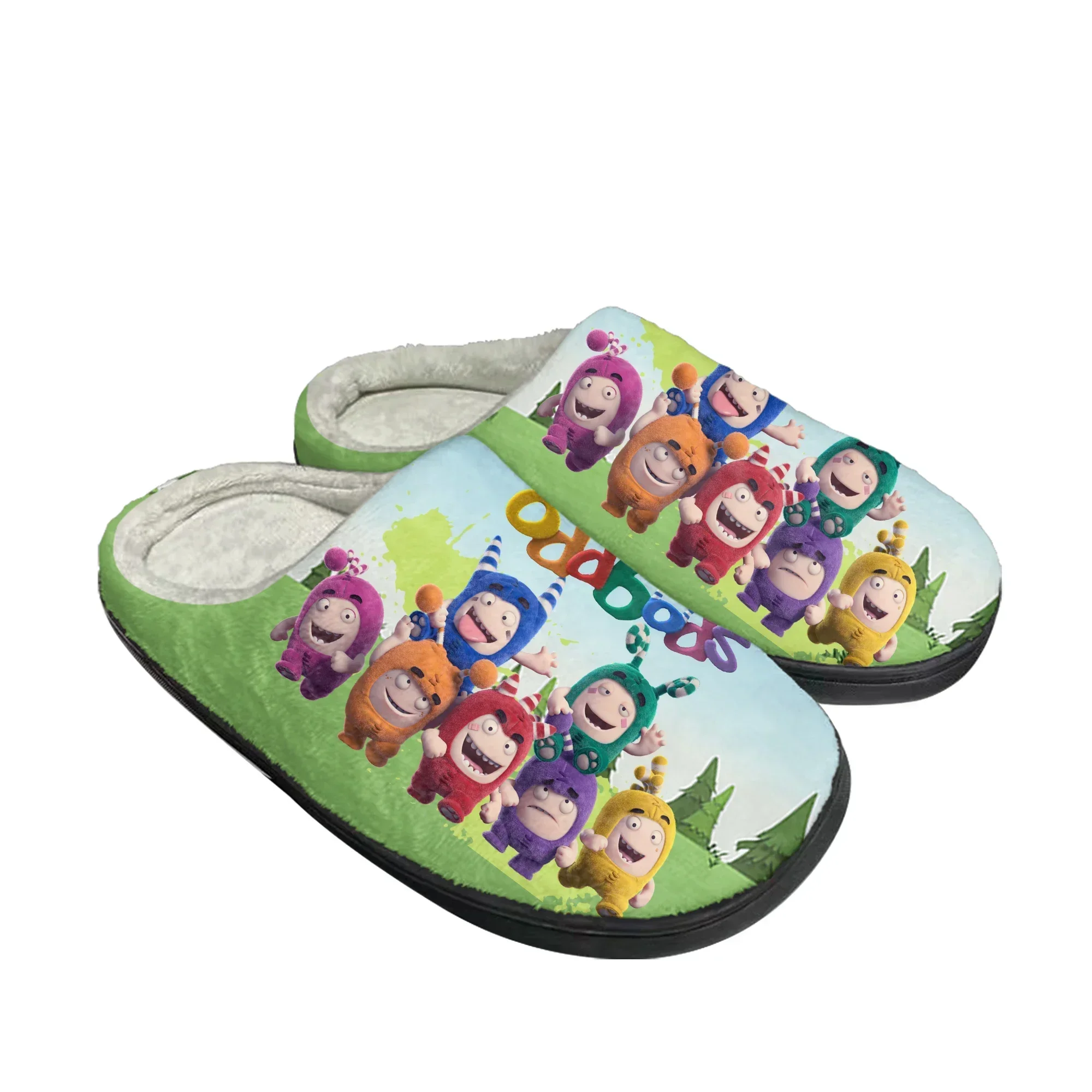 Men Shoes Singapore - Oddbods 홈 코튼 슬리퍼 남성 여성