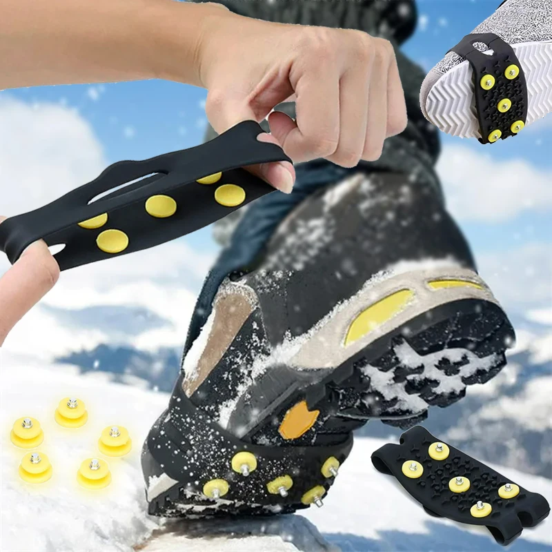 Men'S Shoes Grip - 1 쌍 5 스터드 스노우 아이스