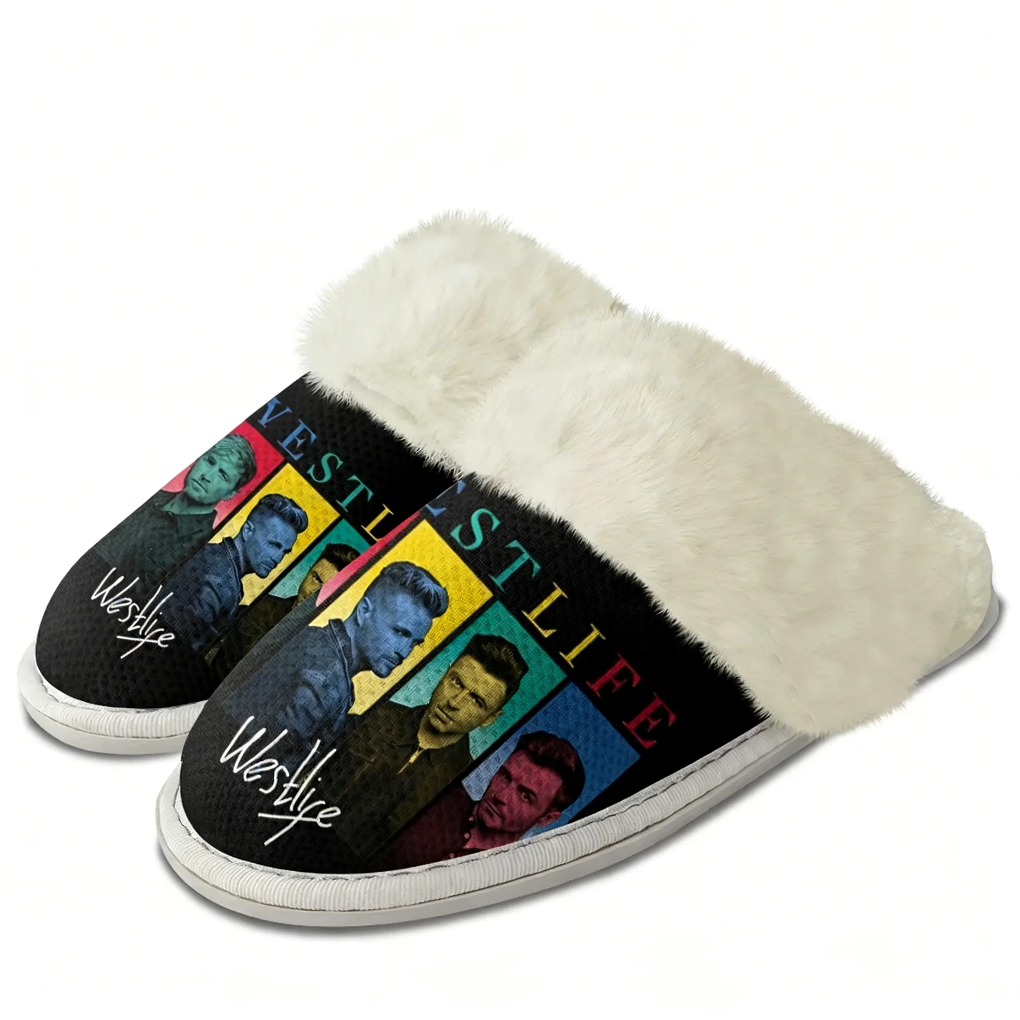 Men'S Shoes Lightweight - Westlife 록 밴드 슬리퍼 따뜻한 신발