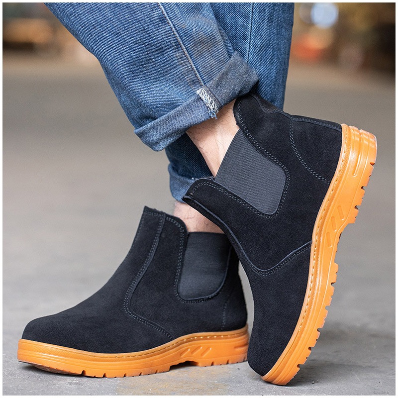 Chelsea Boots Suede - 남성용 레저 스틸 토캡 작업 안전화