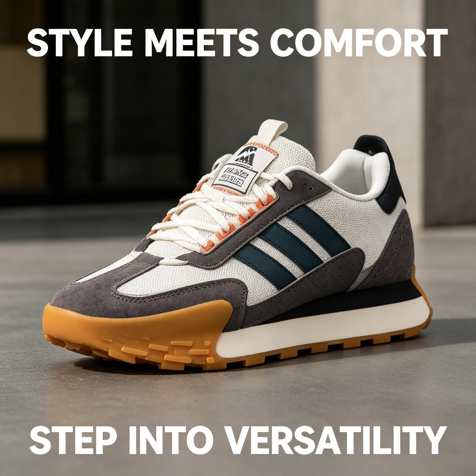Men Shoes Running Adidas - 아디다스 블랙 화이트 3 스트라이프 통기성