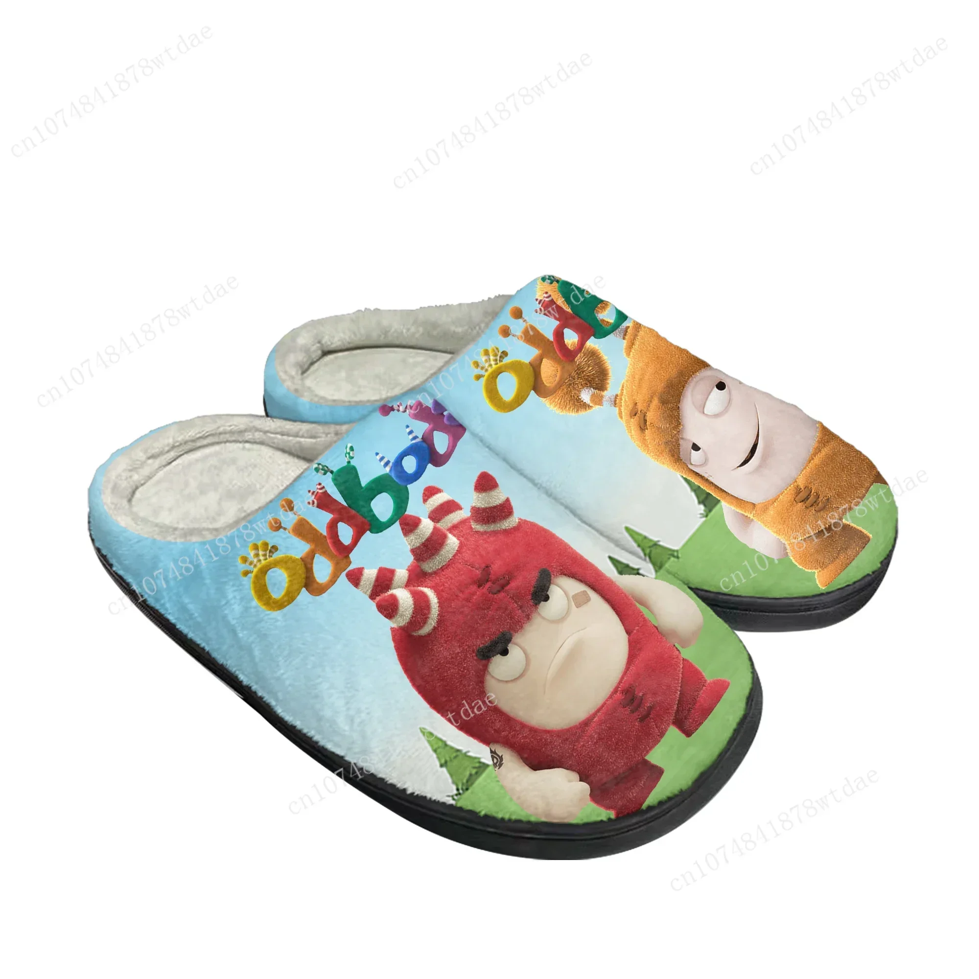 Men Shoes Singapore - Oddbods 홈 코튼 슬리퍼 남성 여성