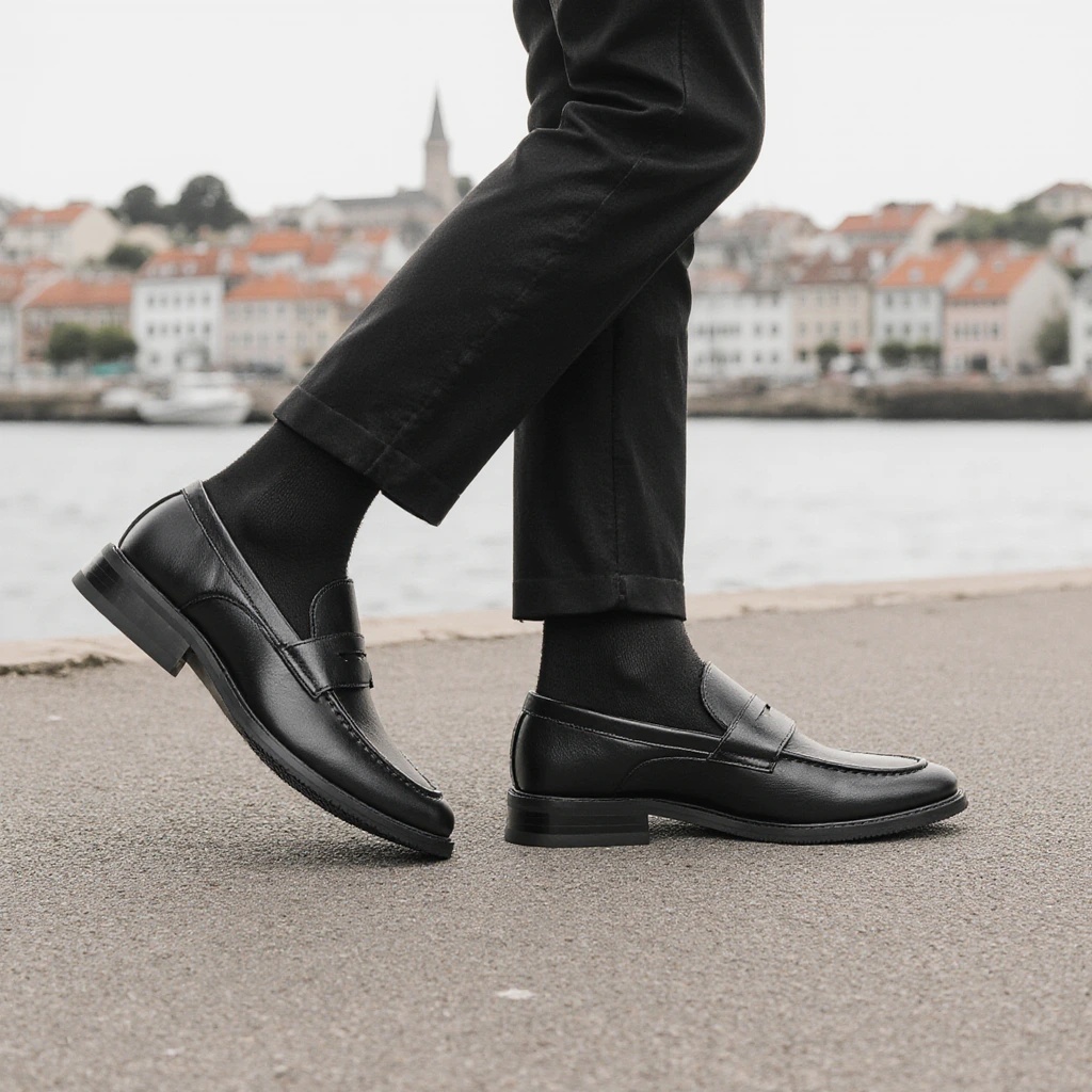 남성용 블랙 페니 로퍼 클래식 비즈니스 드레스 슈즈 슬 - Men'S Shoes Hugo Boss 리뷰 및 가격
