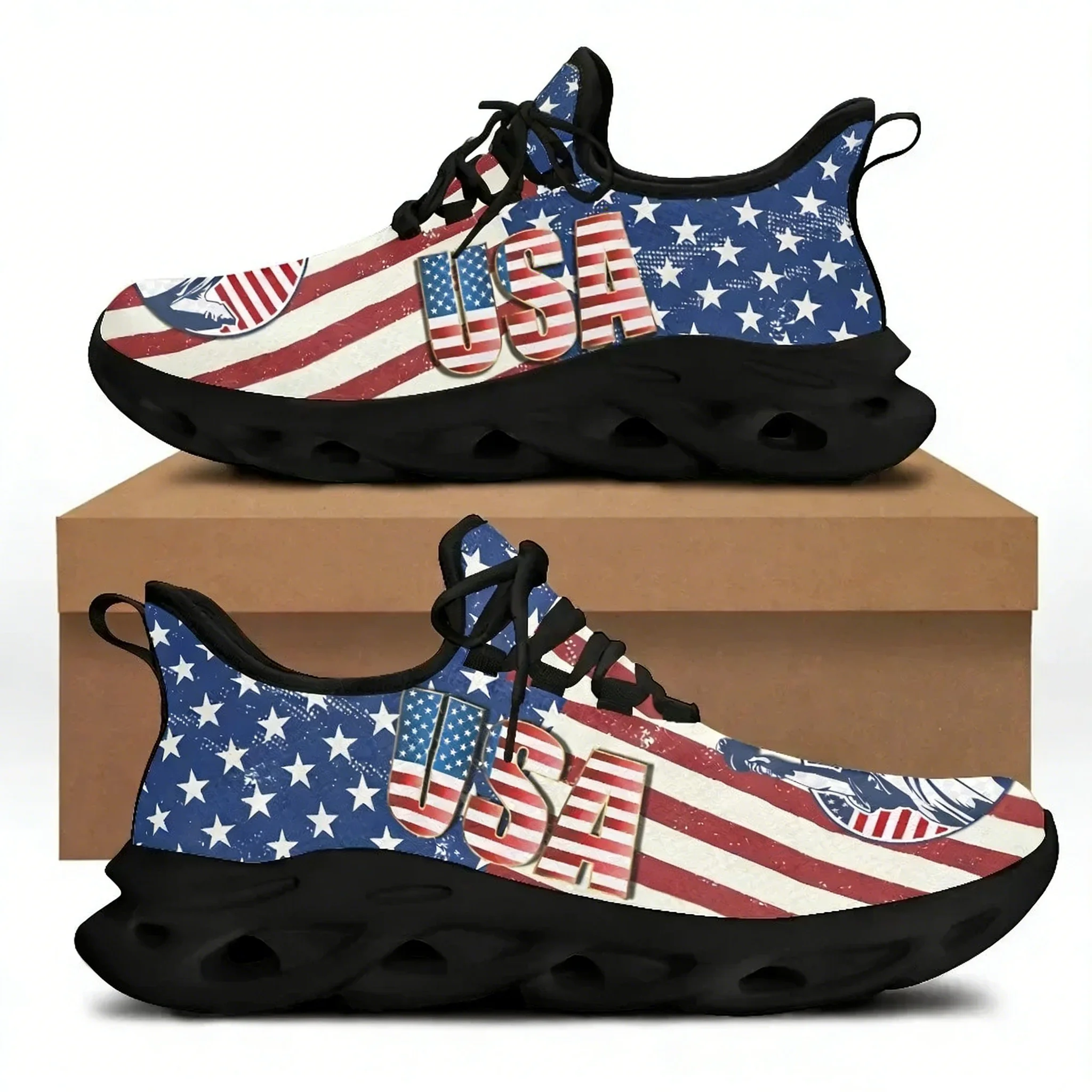 7.4 미국 국기 자유의 여신상 프린트 여성용 플랫 슈 - Men'S Shoes Liberty 리뷰 및 가격