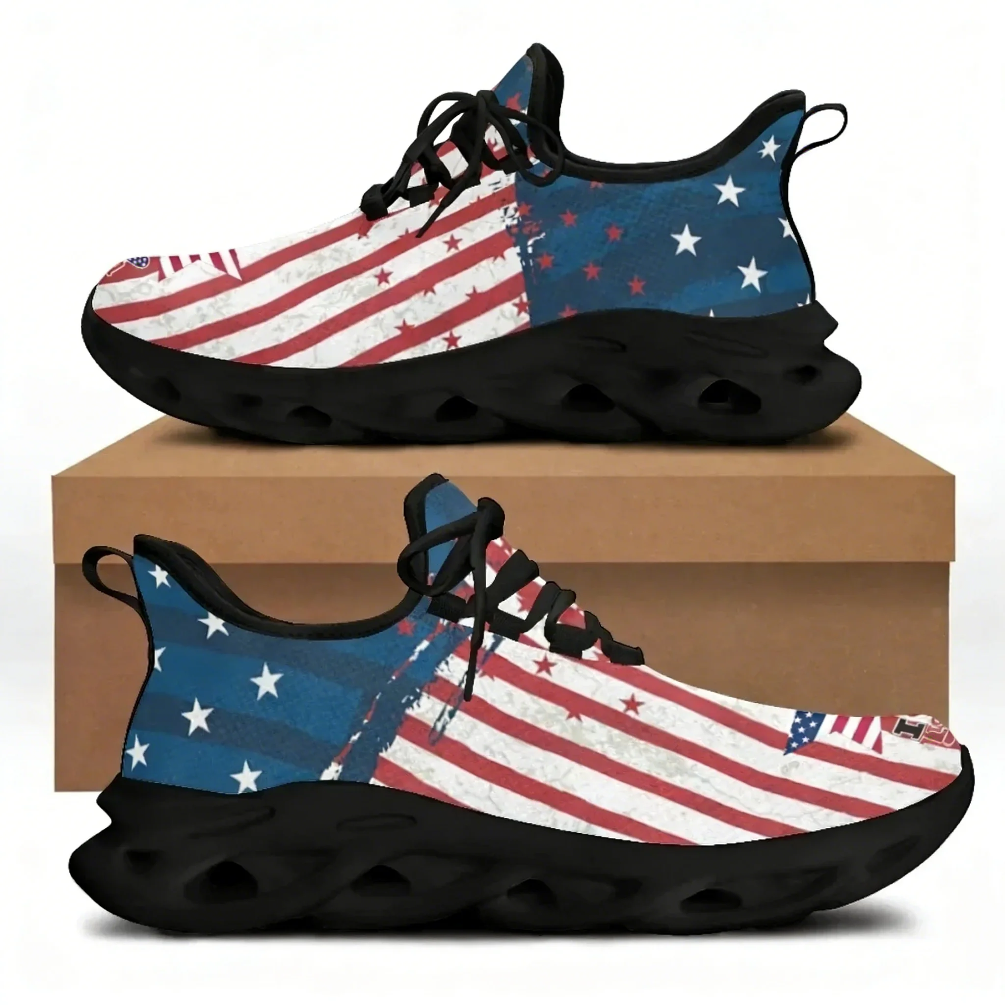 7.4 미국 국기 자유의 여신상 프린트 여성용 플랫 슈 - Men'S Shoes Liberty 리뷰 및 가격