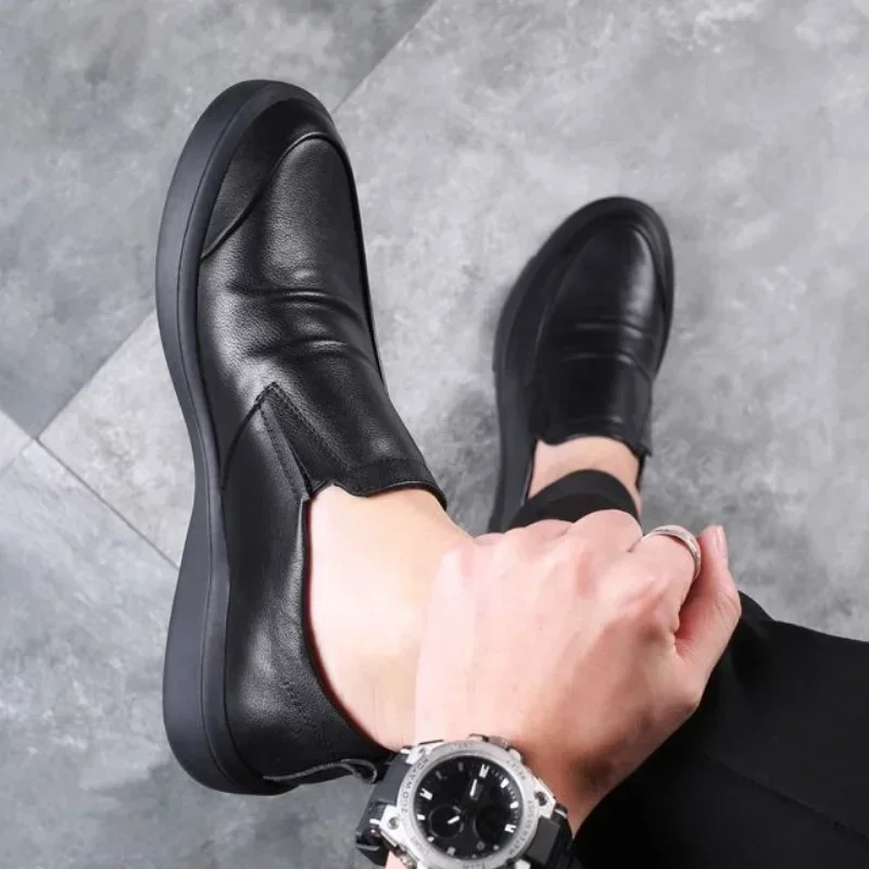 원피스 남성용 소가죽 캐주얼 비즈니스 소셜 신발, 저렴 - Men Shoes On Clearance 리뷰 및 가격