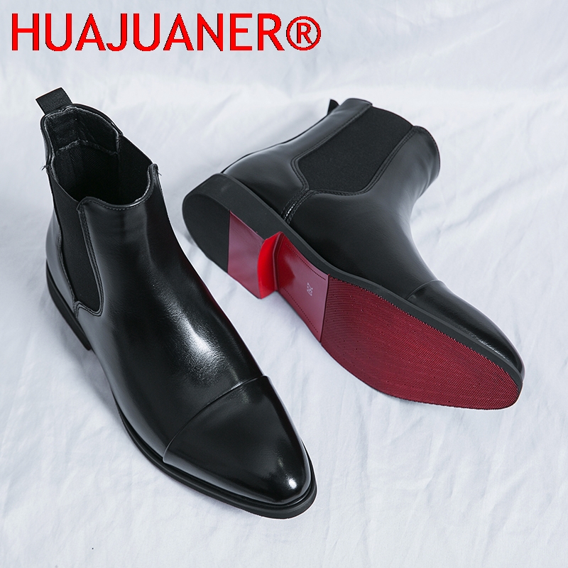 영국 스타일 남성용 블랙 첼시 부츠 여성용 천연 가죽  - Men'S Shoes Hugo Boss 리뷰 및 가격