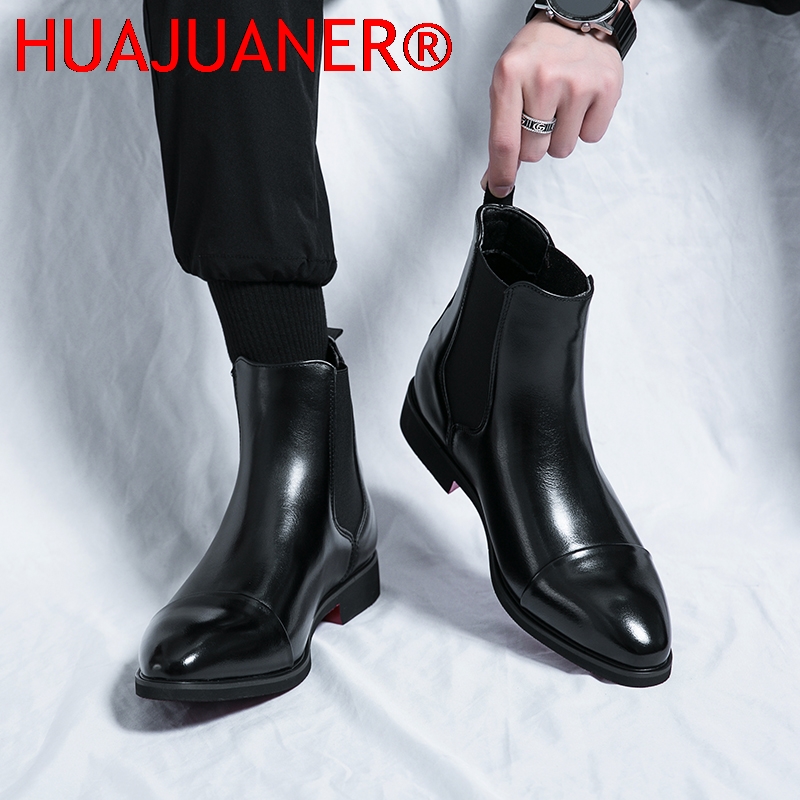 영국 스타일 남성용 블랙 첼시 부츠 여성용 천연 가죽  - Men'S Shoes Hugo Boss 리뷰 및 가격