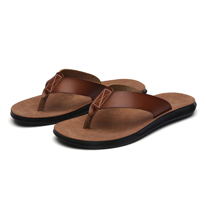 38-47 남성용 새 이탈리아 가죽 플립플롭 캐주얼 쿨 - Men'S Shoes Hugo Boss 리뷰 및 가격