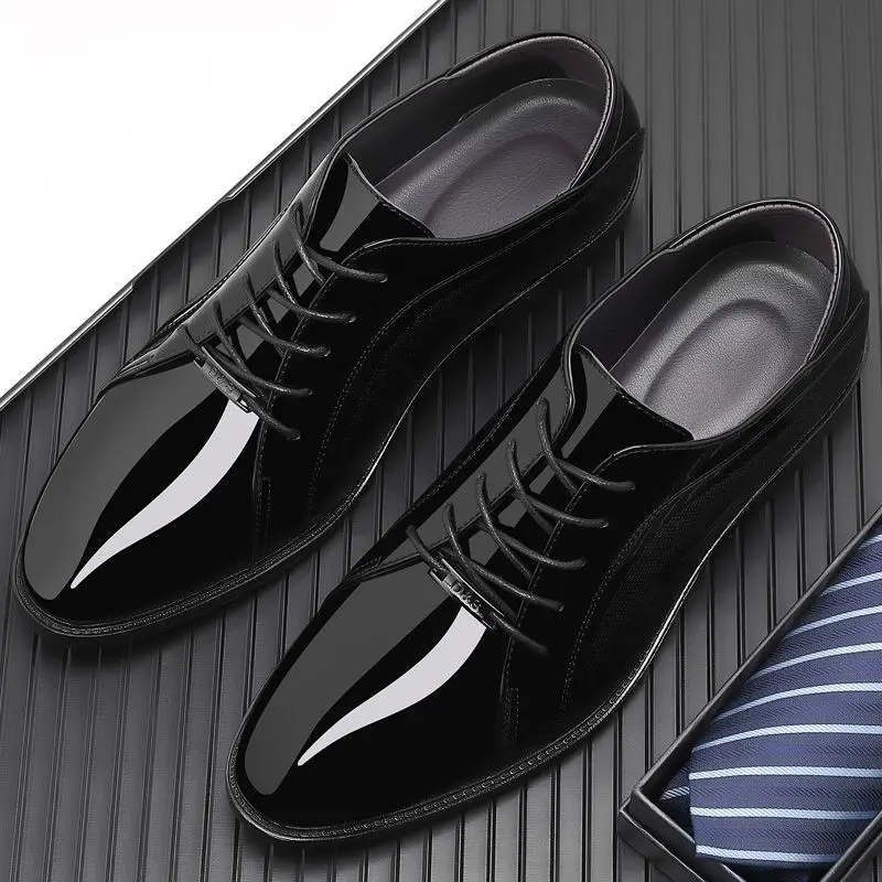 밝은 상단 검정색 소셜 슈즈 남성용 봄 가을 럭셔리 디 - Men Shoes On Clearance 리뷰 및 가격