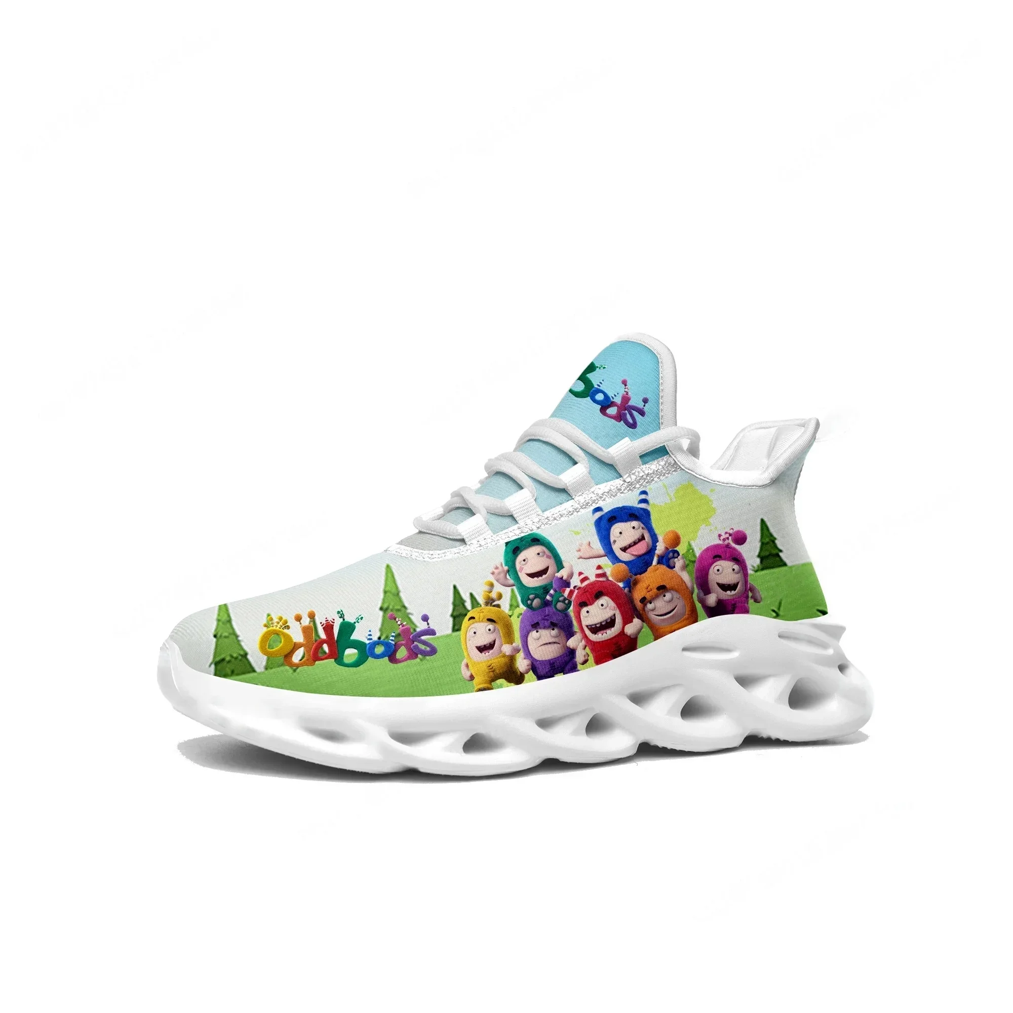 Oddbods 플랫 스니커즈 남성 여성 스포츠 운동화  - Men Shoes Singapore 리뷰 및 가격