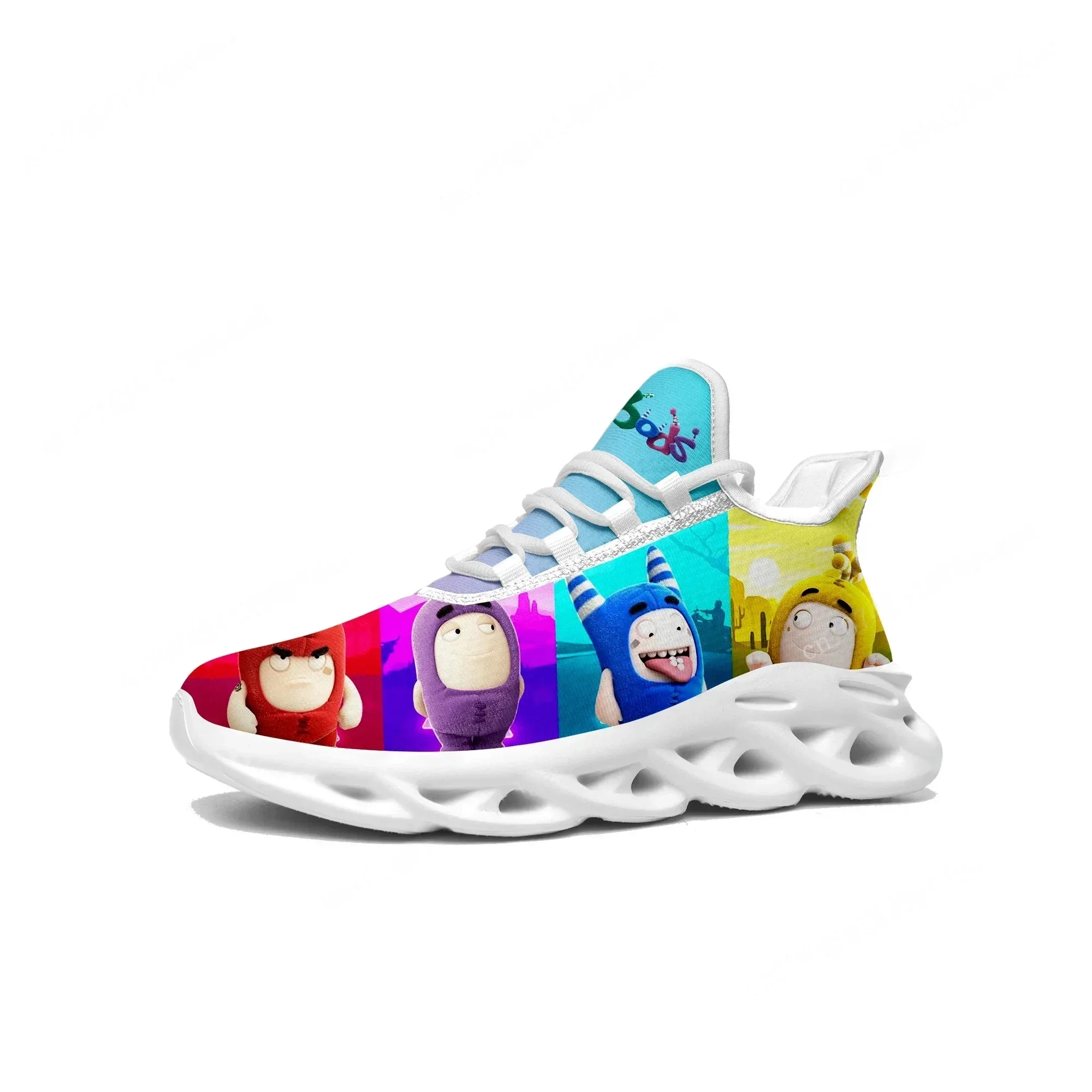 Oddbods 플랫 스니커즈 남성 여성 스포츠 운동화  - Men Shoes Singapore 리뷰 및 가격
