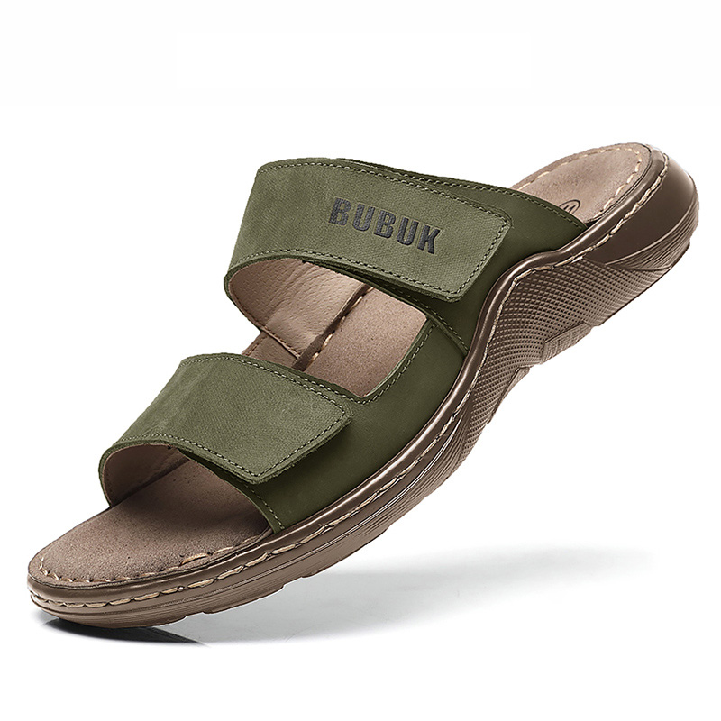 첫 번째 레이어 소가죽 남성용 스포츠 샌들, 오픈 토  - Men'S Shoes Hugo Boss 리뷰 및 가격