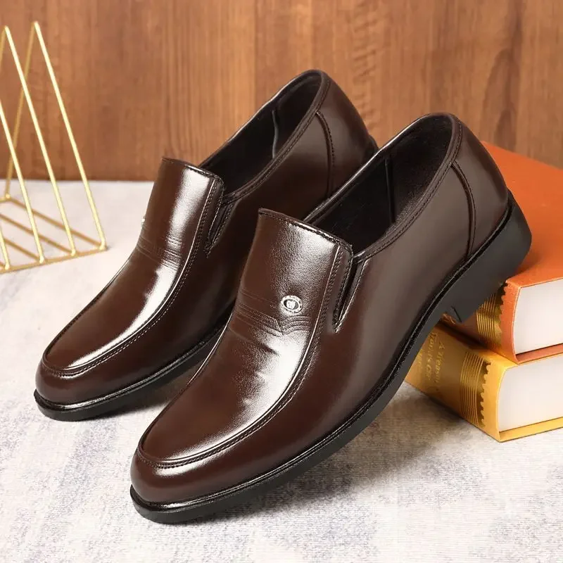 브라운 블랙 남성 정장 구두 가죽 캐주얼 사회 신발 남 - Men Shoes On Clearance 리뷰 및 가격