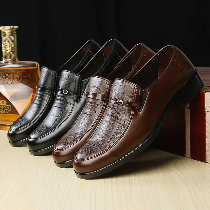 브라운 블랙 남성 정장 구두 가죽 캐주얼 사회 신발 남 - Men Shoes On Clearance 리뷰 및 가격