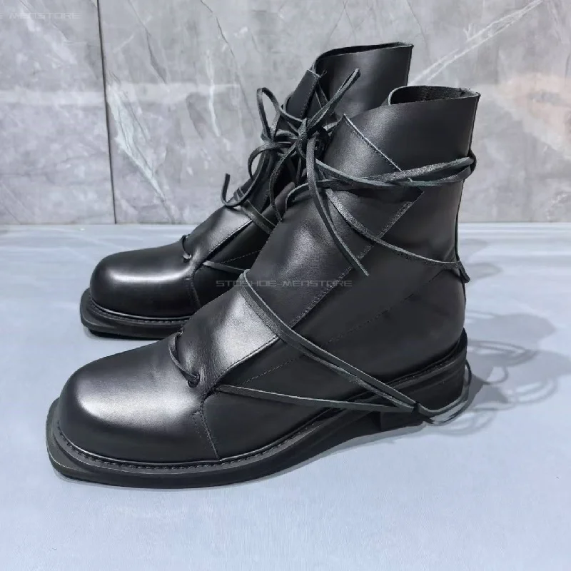 남성용 블랙 정품 가죽 스퀘어 토 쇼트 부츠, 미드 힐 - Chelsea Boots Suede 리뷰 및 가격