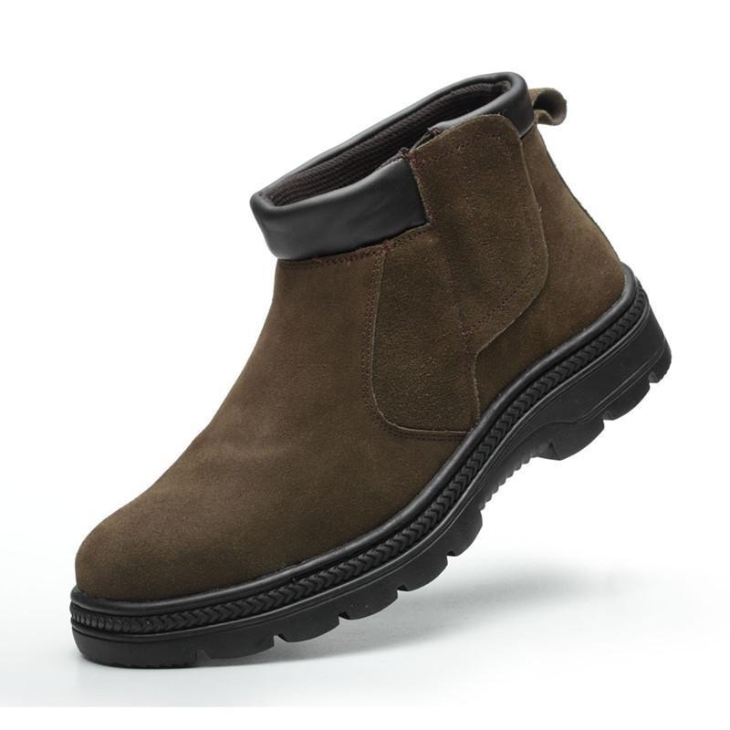 남성 캐주얼 안전화 소가죽 스웨이드 작업화 용접공 스틸 - Chelsea Boots Suede 리뷰 및 가격