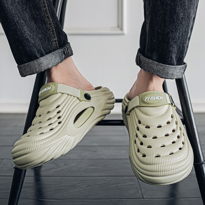 새로운 커플 모델 홀 슈즈 여름 여성 샌들 비치 경량  - Men'S Shoes Lightweight 리뷰 및 가격