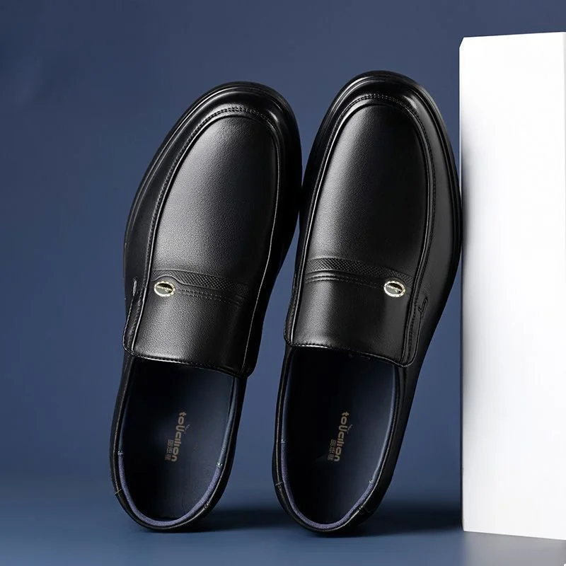 라운드 토 소셜 슈즈 남성 블랙 로퍼 신발 남성 정장  - Men Shoes On Clearance 리뷰 및 가격
