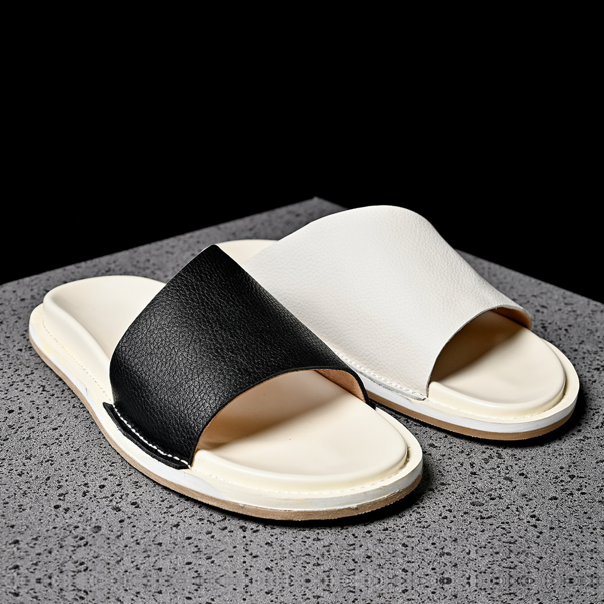고품질 부드러운 남성 천연 가죽 슬리퍼 2025 여름  - Men'S Shoes Hugo Boss 리뷰 및 가격