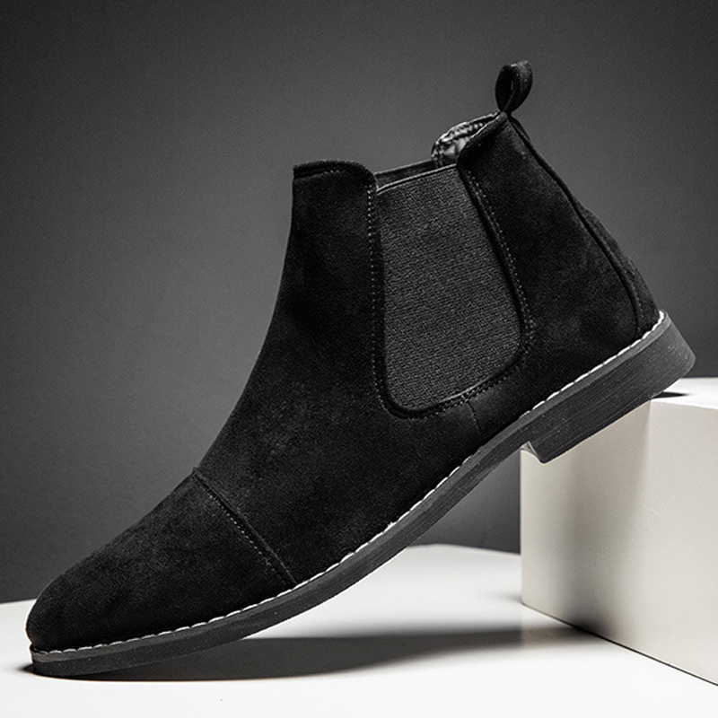 남성용 첼시 부츠 스웨이드 가죽 앵클 부츠 영국 스타일 - Chelsea Boots Suede 리뷰 및 가격