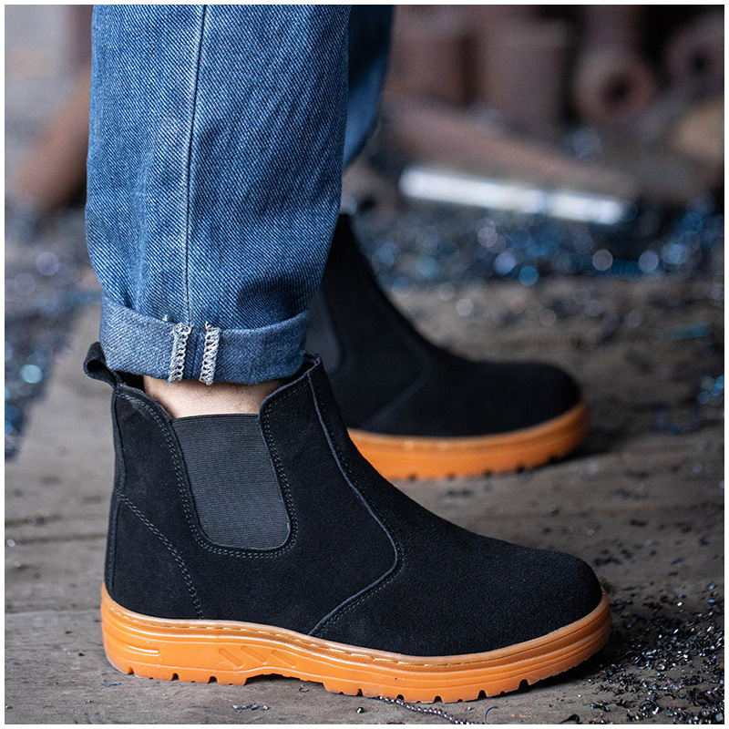 남성용 레저 스틸 토캡 작업 안전화 소가죽 스웨이드 가 - Chelsea Boots Suede 리뷰 및 가격