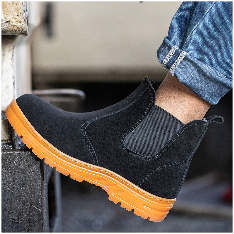 남성용 레저 스틸 토캡 작업 안전화 소가죽 스웨이드 가 - Chelsea Boots Suede 리뷰 및 가격