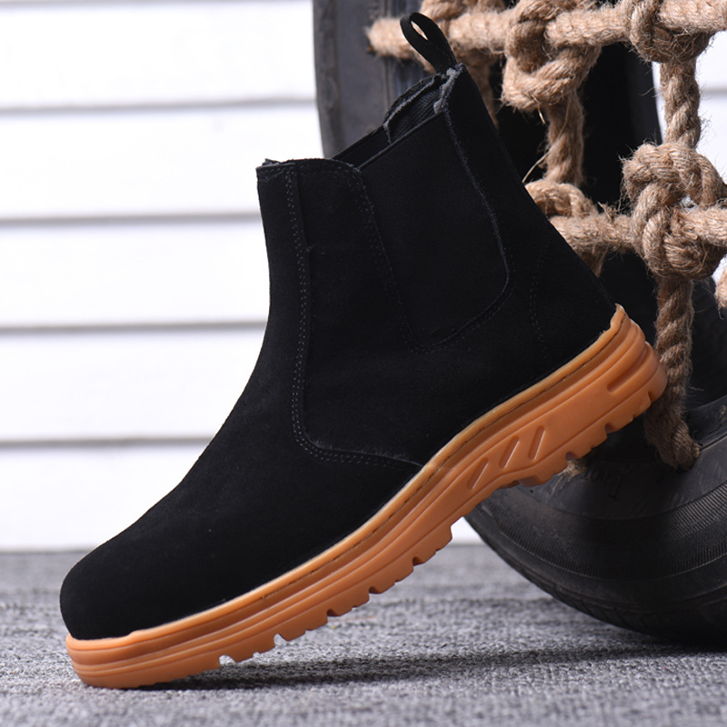 남성용 레저 스틸 토캡 작업 안전화 소가죽 스웨이드 가 - Chelsea Boots Suede 리뷰 및 가격